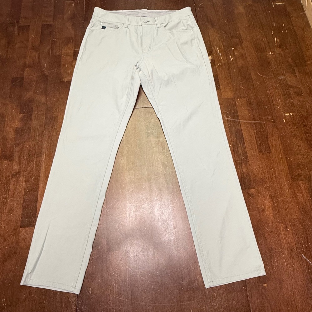 Vineyard Vines On-The-Go 5-Pocket Pants Mens 30x30 Grey Performance Stretch OTG